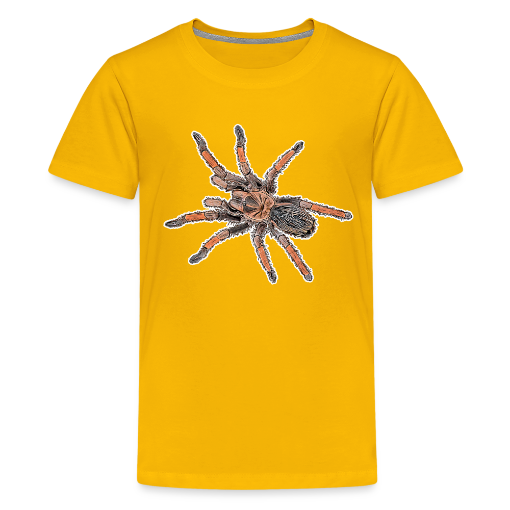Teenager Basic T-Shirt Brachypelma emilia - Sonnengelb