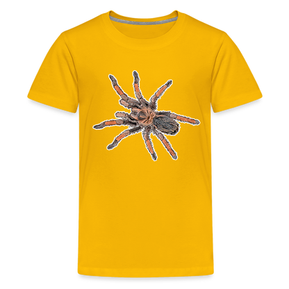 Teenager Basic T-Shirt Brachypelma emilia - Sonnengelb
