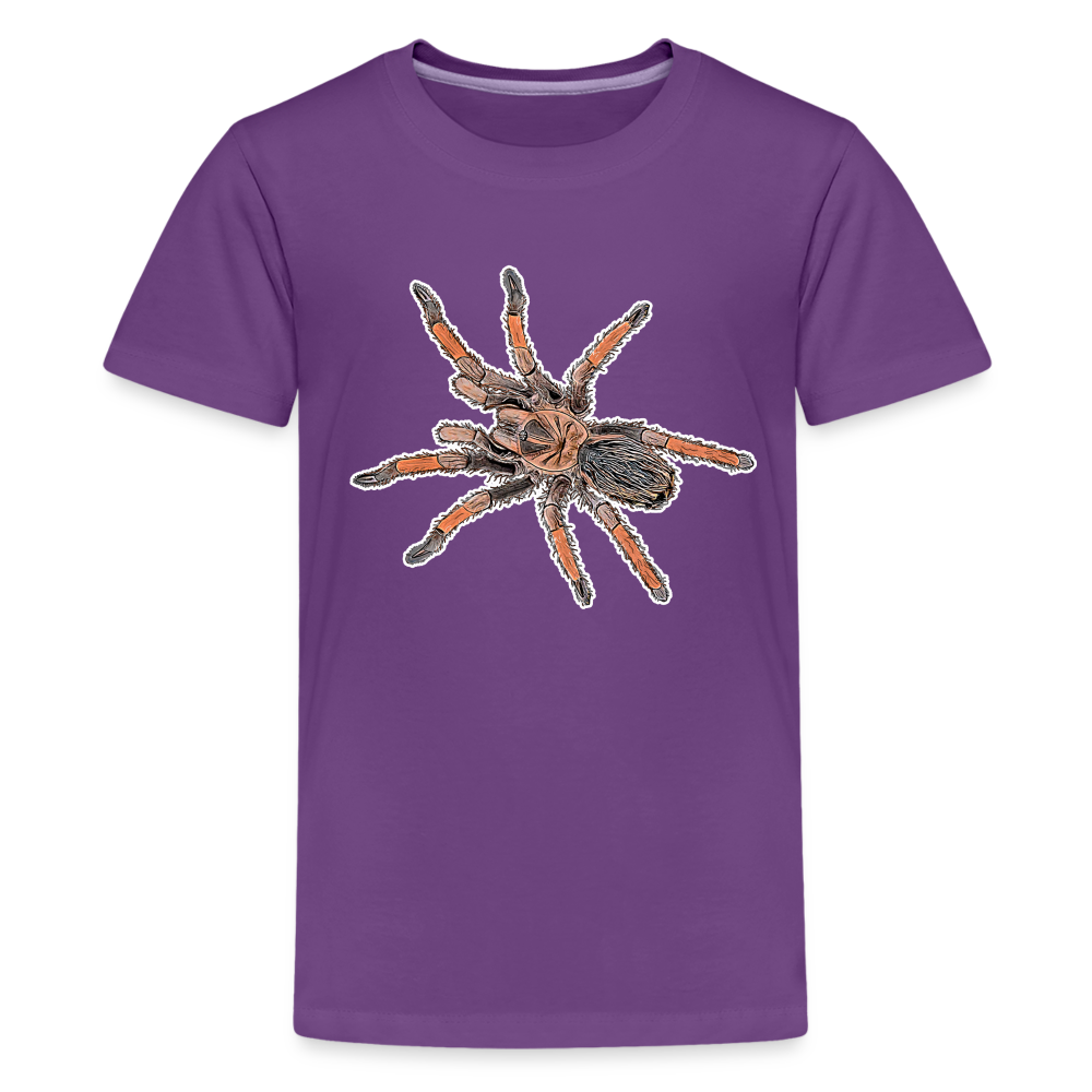 Teenager Basic T-Shirt Brachypelma emilia - Lila