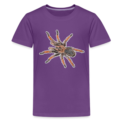 Teenager Basic T-Shirt Brachypelma emilia - Lila