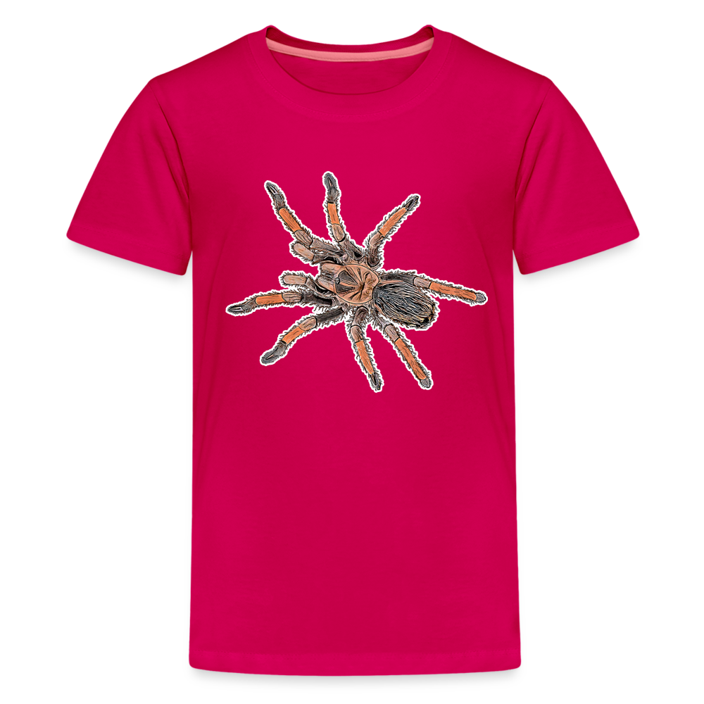Teenager Basic T-Shirt Brachypelma emilia - dunkles Pink