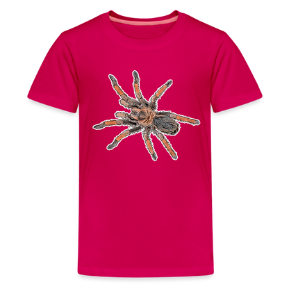 Teenager Basic T-Shirt Brachypelma emilia - dunkles Pink