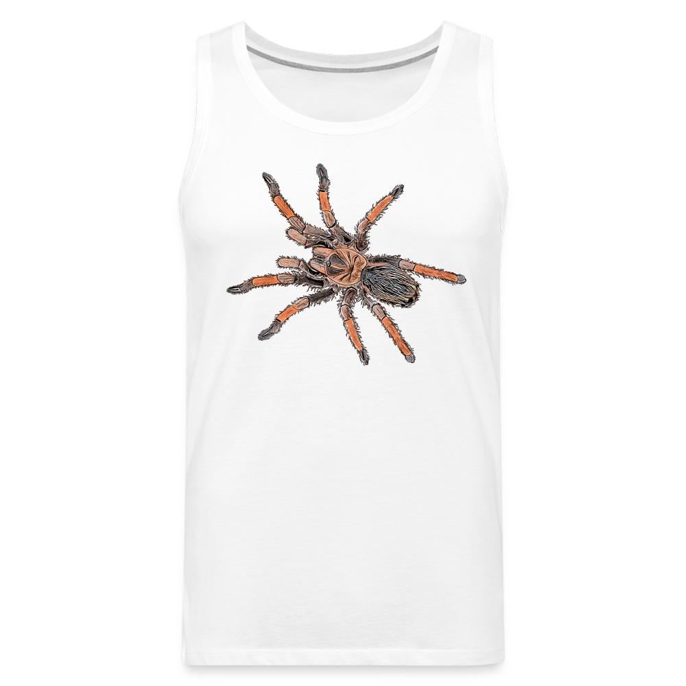 Männer Tank Top Brachypelma emilia - weiß