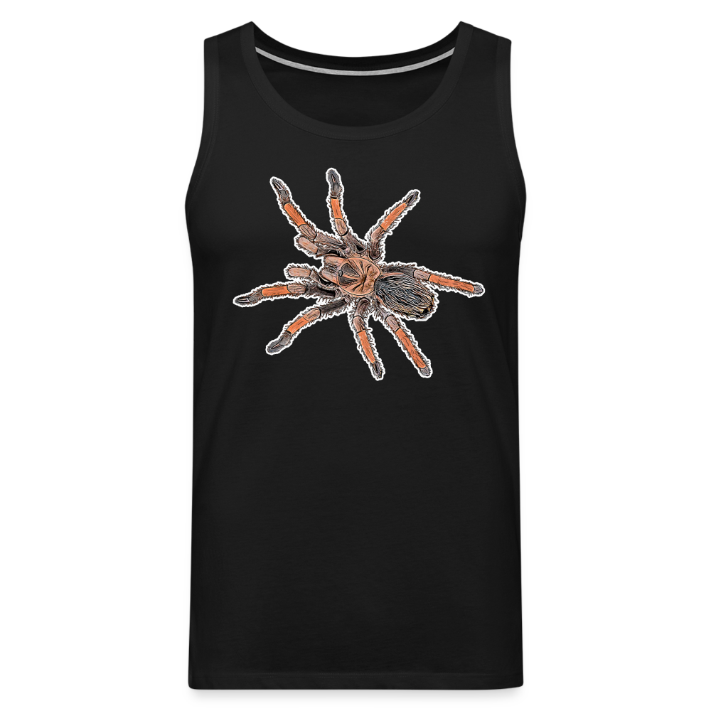 Männer Tank Top Brachypelma emilia - Schwarz