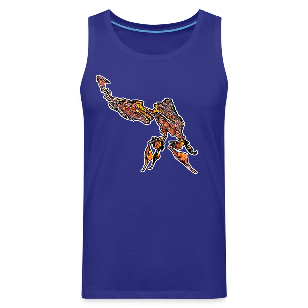 Männer Tank Top Phyllocrania paradoxa male - Königsblau