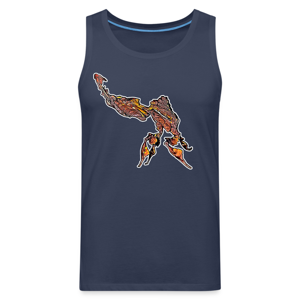 Männer Tank Top Phyllocrania paradoxa male - Navy