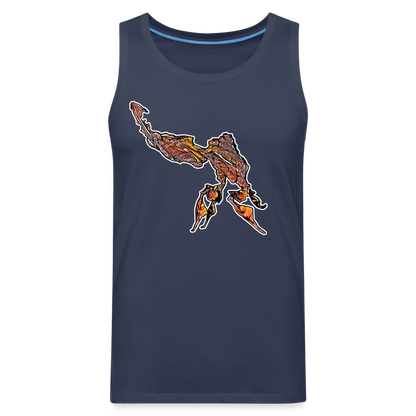 Männer Tank Top Phyllocrania paradoxa male - Navy