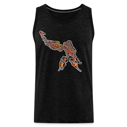 Männer Tank Top Phyllocrania paradoxa male - Anthrazit