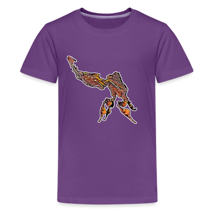 Teenager Basic T-Shirt Phyllocrania paradoxa male - Lila