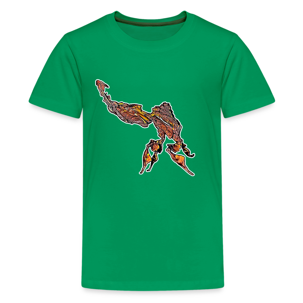 Teenager Basic T-Shirt Phyllocrania paradoxa male - Kelly Green