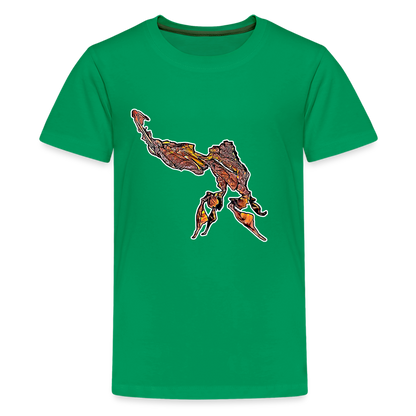 Teenager Basic T-Shirt Phyllocrania paradoxa male - Kelly Green