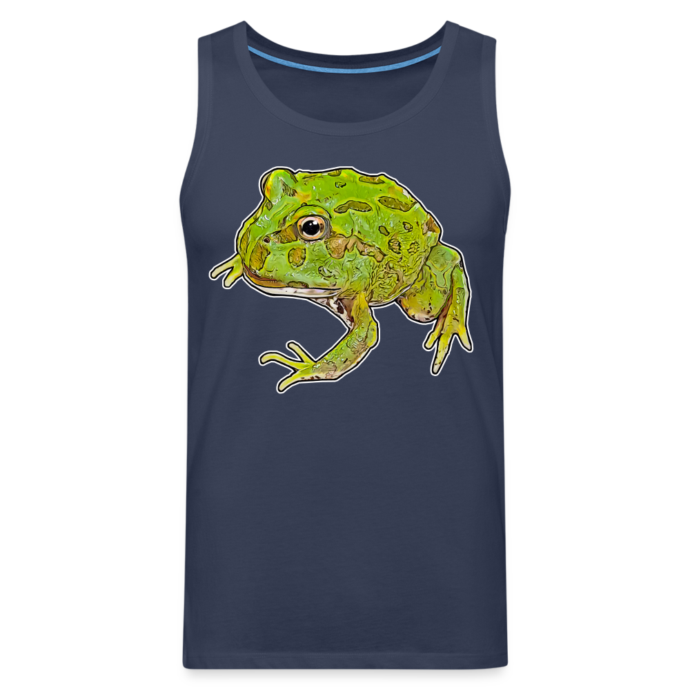 Männer Tank Top Ceratophrys cranwelli Peppermint Blue - Navy