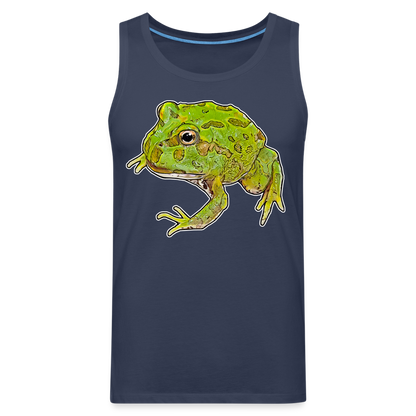 Männer Tank Top Ceratophrys cranwelli Peppermint Blue - Navy