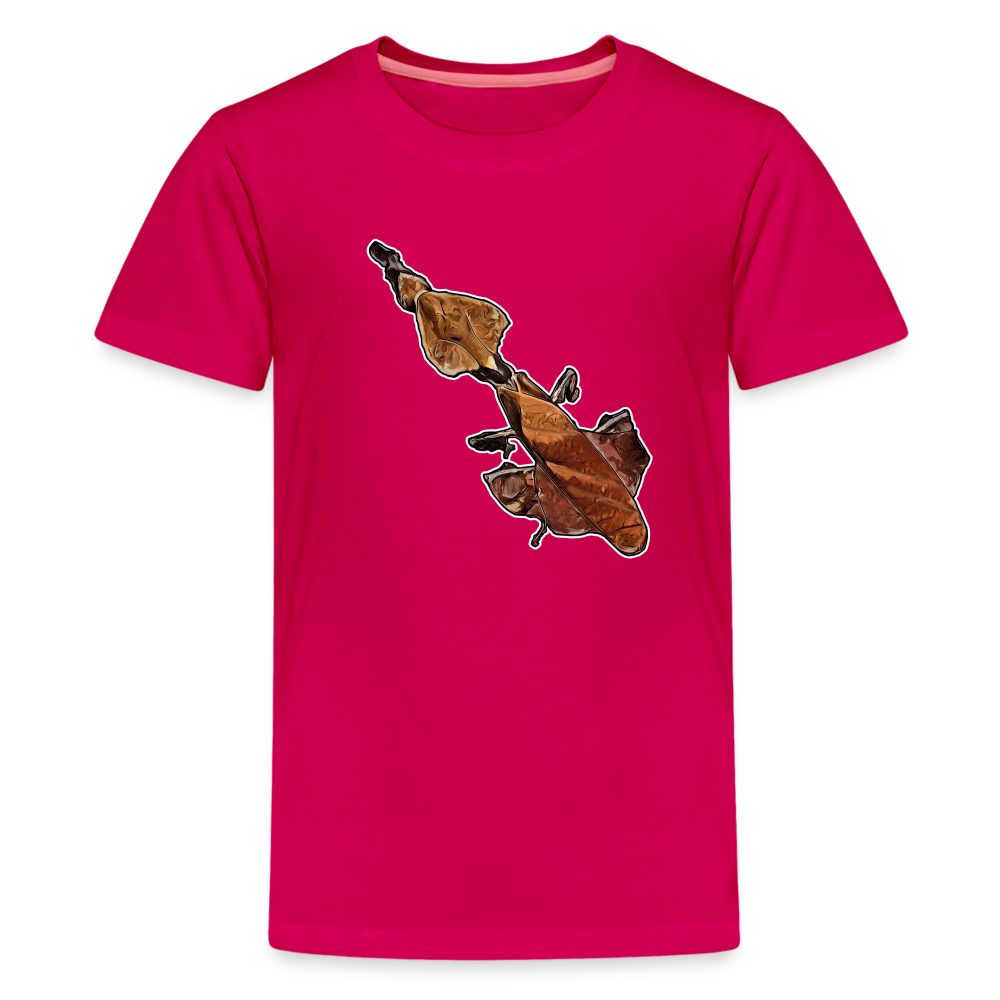 Teenager Basic T-Shirt Phyllocrania paradoxa female - dunkles Pink