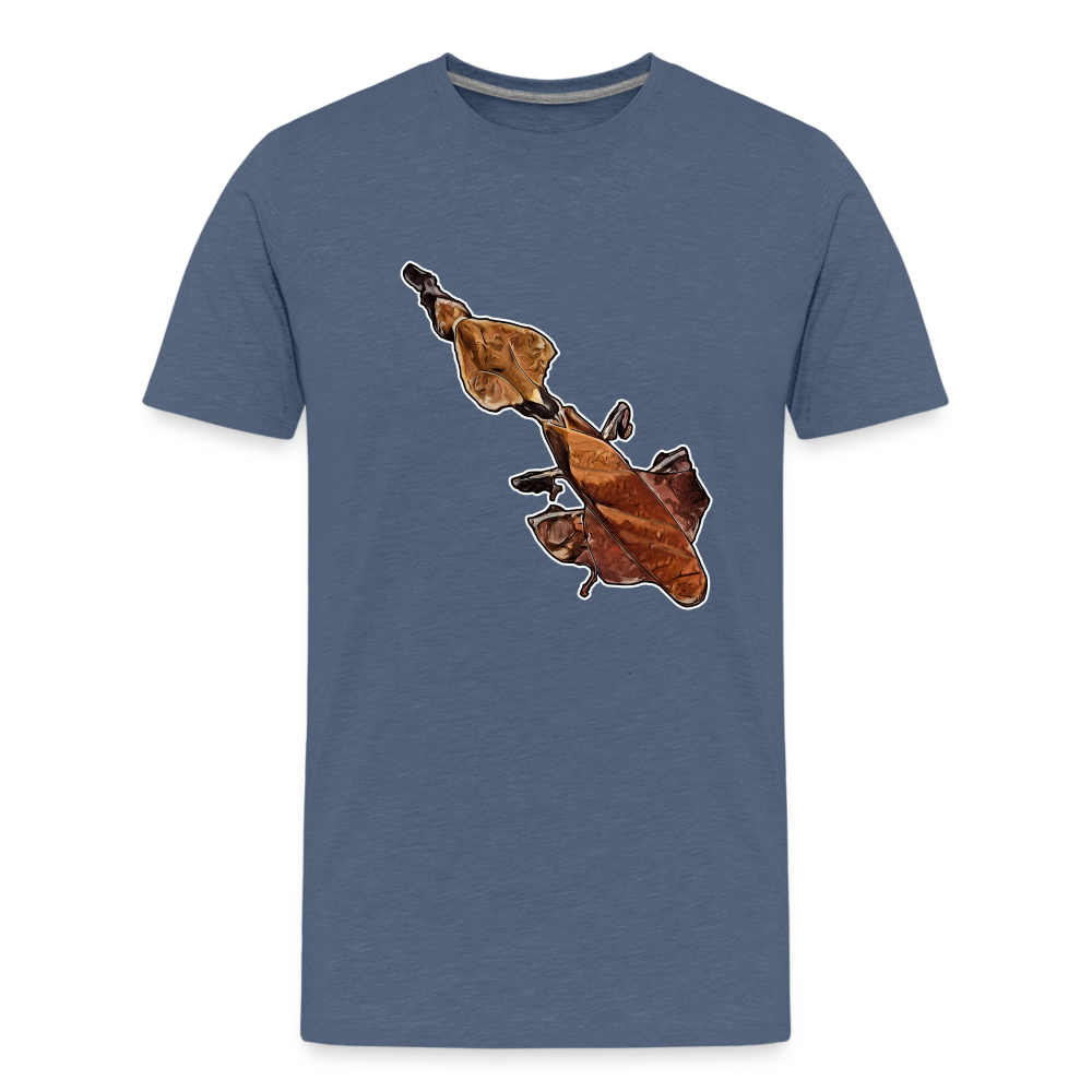 Teenager Basic T-Shirt Phyllocrania paradoxa female - Blau meliert