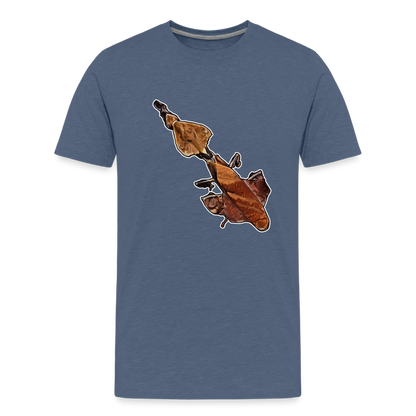 Teenager Basic T-Shirt Phyllocrania paradoxa female - Blau meliert