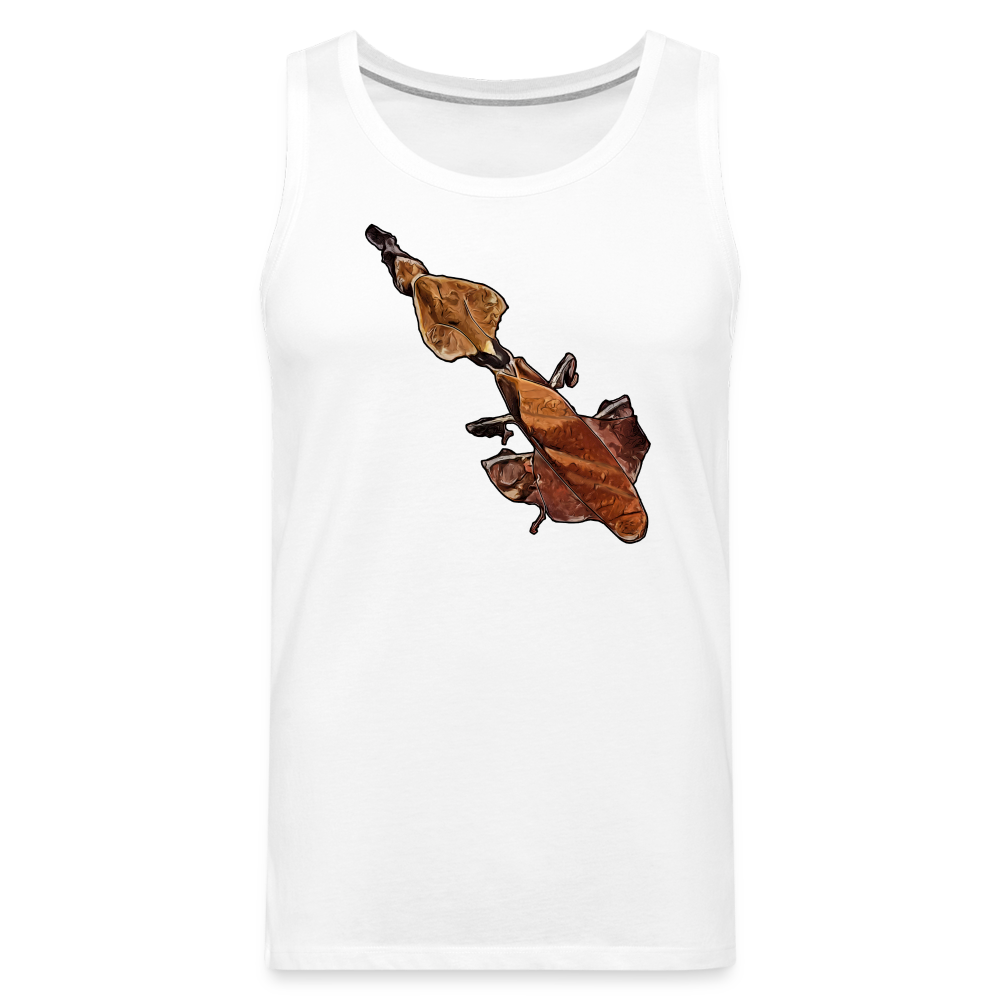 Männer Tank Top Phyllocrania paradoxa female - weiß