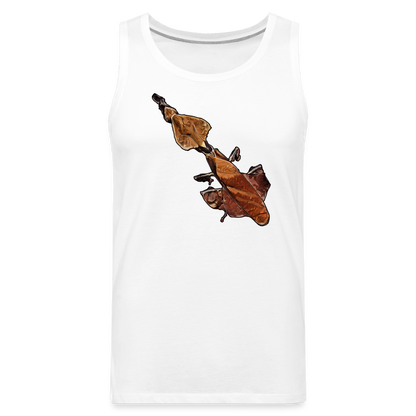 Männer Tank Top Phyllocrania paradoxa female - weiß