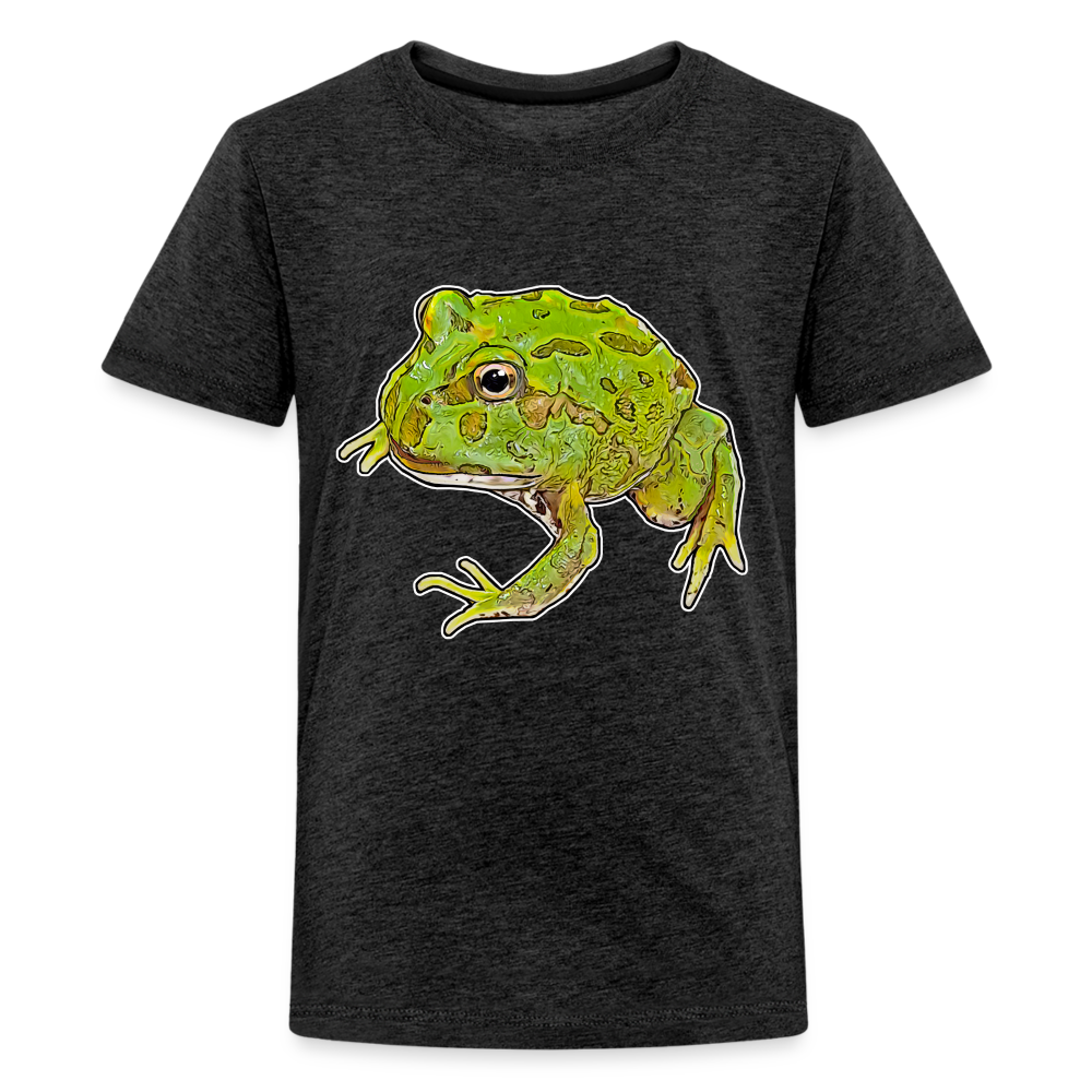 Teenager Basic T-Shirt Ceratophrys cranwelli Peppermint Blue - Anthrazit