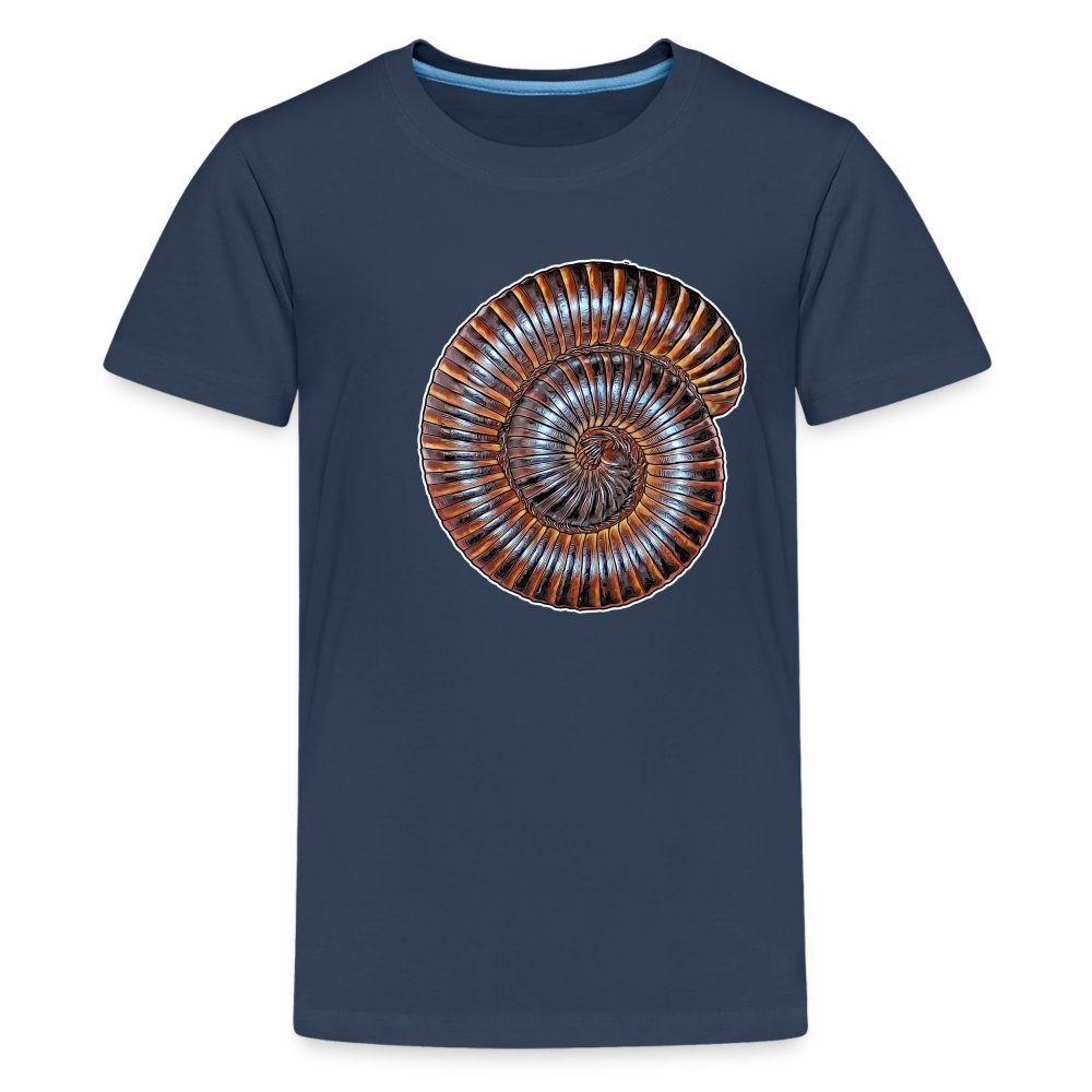 Teenager Basic T-Shirt Archispirostreptus gigas - Navy