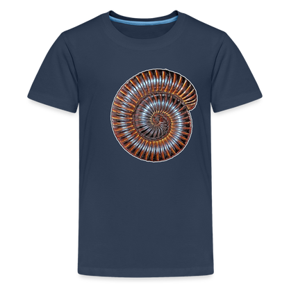 Teenager Basic T-Shirt Archispirostreptus gigas - Navy