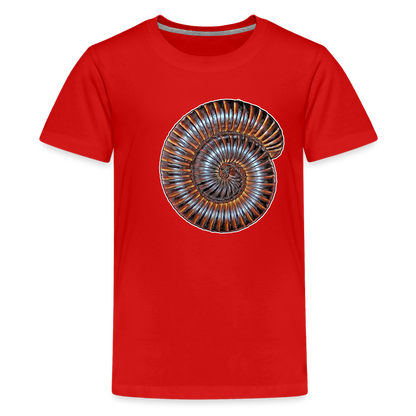 Teenager Basic T-Shirt Archispirostreptus gigas - Rot