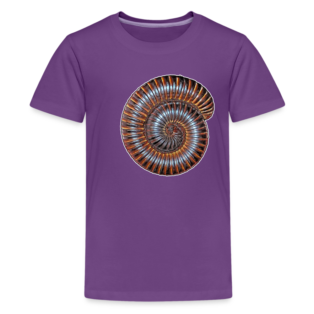 Teenager Basic T-Shirt Archispirostreptus gigas - Lila