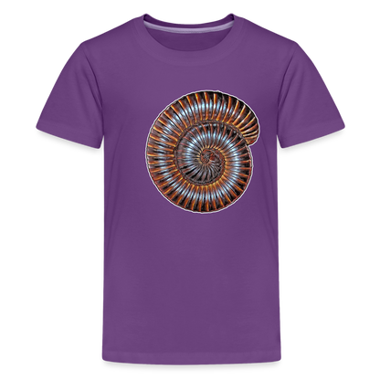 Teenager Basic T-Shirt Archispirostreptus gigas - Lila