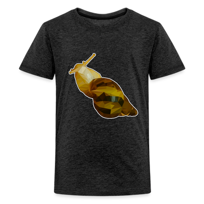 Teenager Basic T-Shirt Achatina reticulata Low Poly - Anthrazit