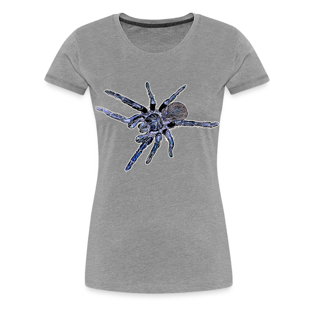 Frauen Basic T-Shirt Pterinopelma sazimai - Grau meliert
