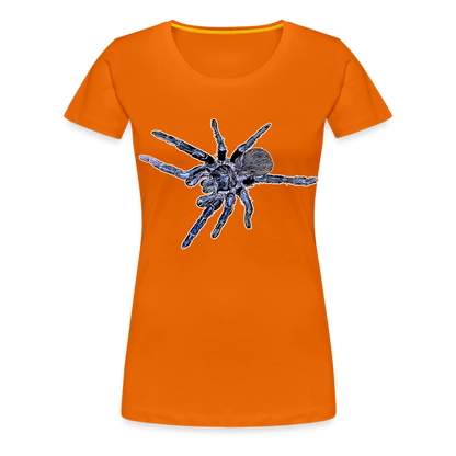Frauen Basic T-Shirt Pterinopelma sazimai - Orange