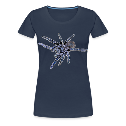 Frauen Basic T-Shirt Pterinopelma sazimai - Navy