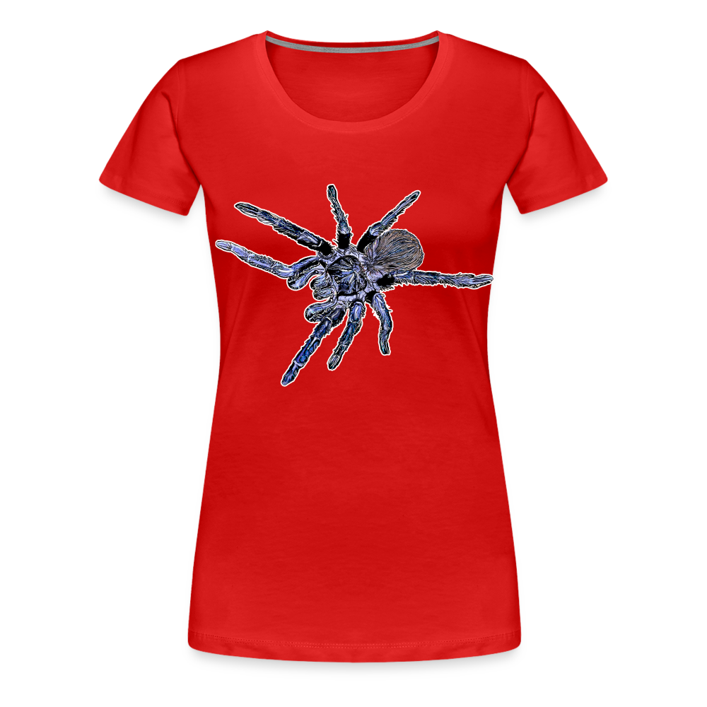 Frauen Basic T-Shirt Pterinopelma sazimai - Rot