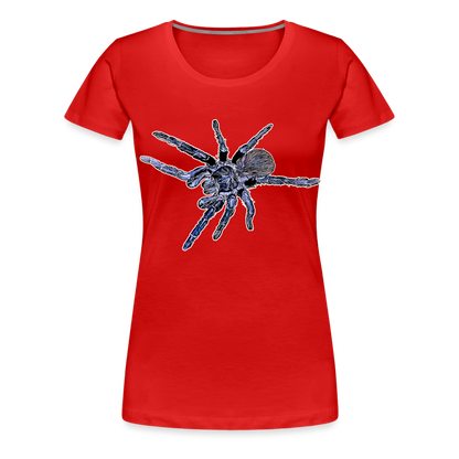 Frauen Basic T-Shirt Pterinopelma sazimai - Rot
