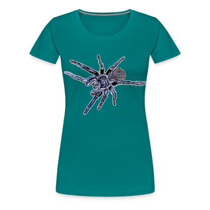 Frauen Basic T-Shirt Pterinopelma sazimai - Divablau