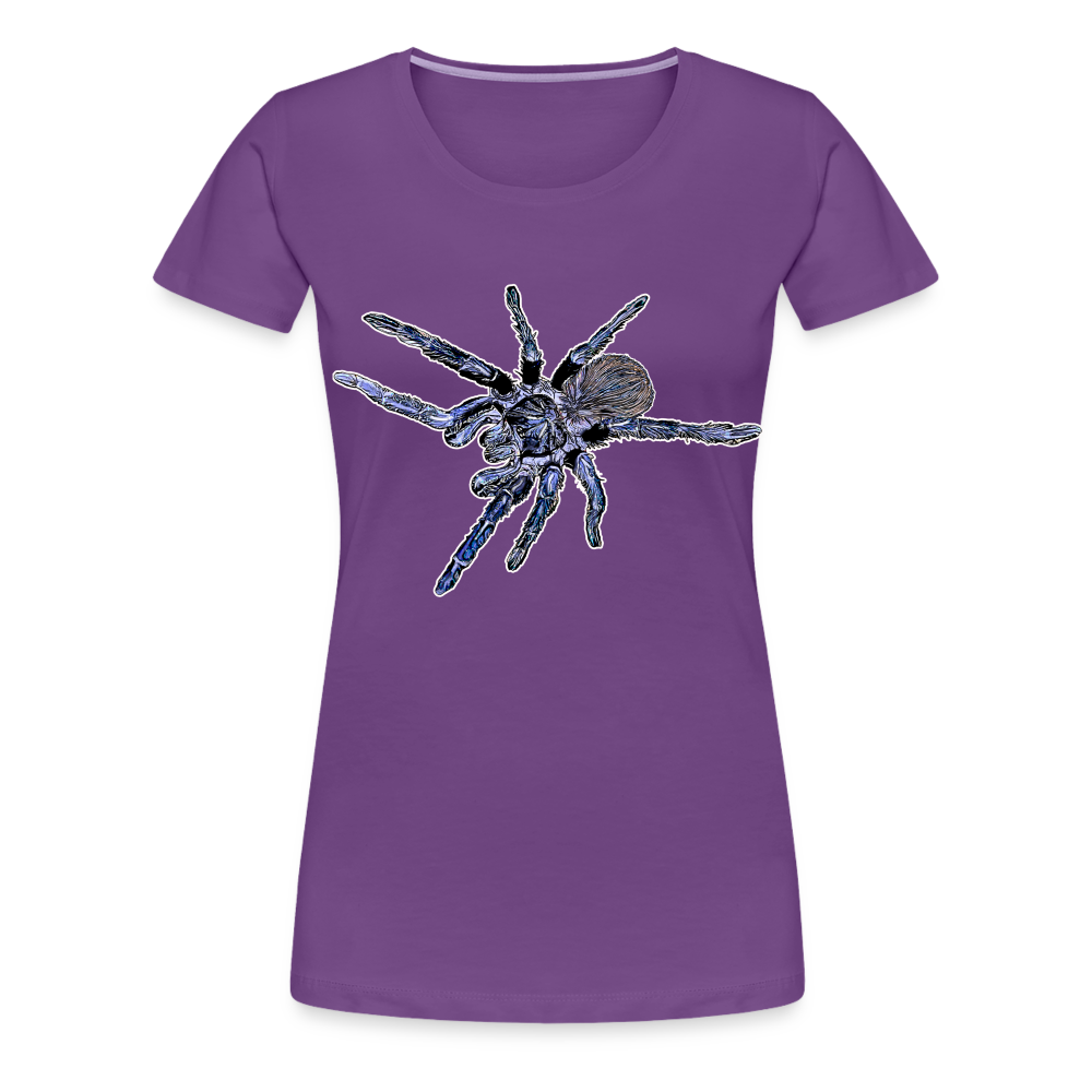Frauen Basic T-Shirt Pterinopelma sazimai - Lila
