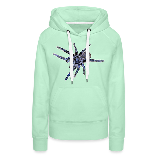 Frauen Hoodie Pterinopelma sazimai - helles Mintgrün