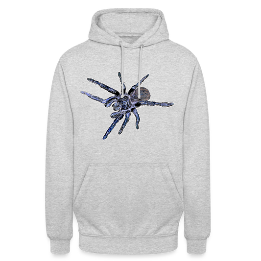 Unisex Hoodie Pterinopelma sazimai - Hellgrau meliert