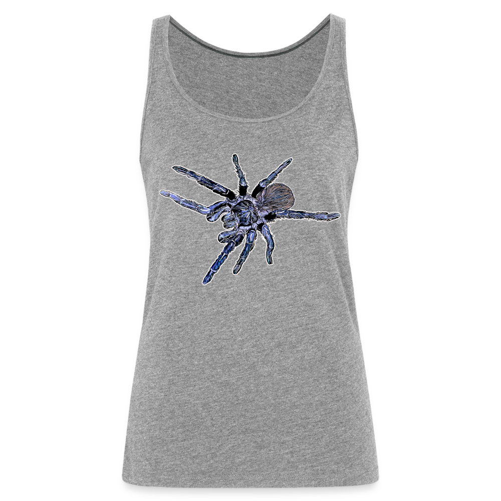 Frauen Tank Top Pterinopelma sazimai - Grau meliert