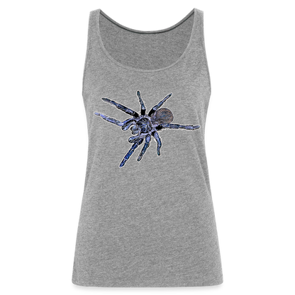 Frauen Tank Top Pterinopelma sazimai - Grau meliert