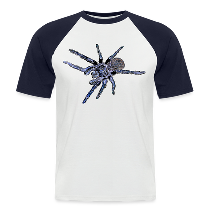 Männer Baseball-T-Shirt Pterinopelma sazimai - Weiß/Navy