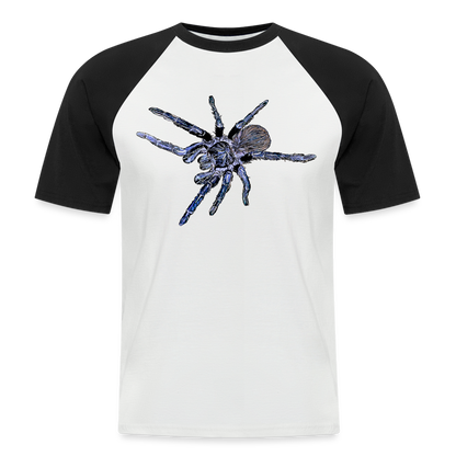 Männer Baseball-T-Shirt Pterinopelma sazimai - Weiß/Schwarz