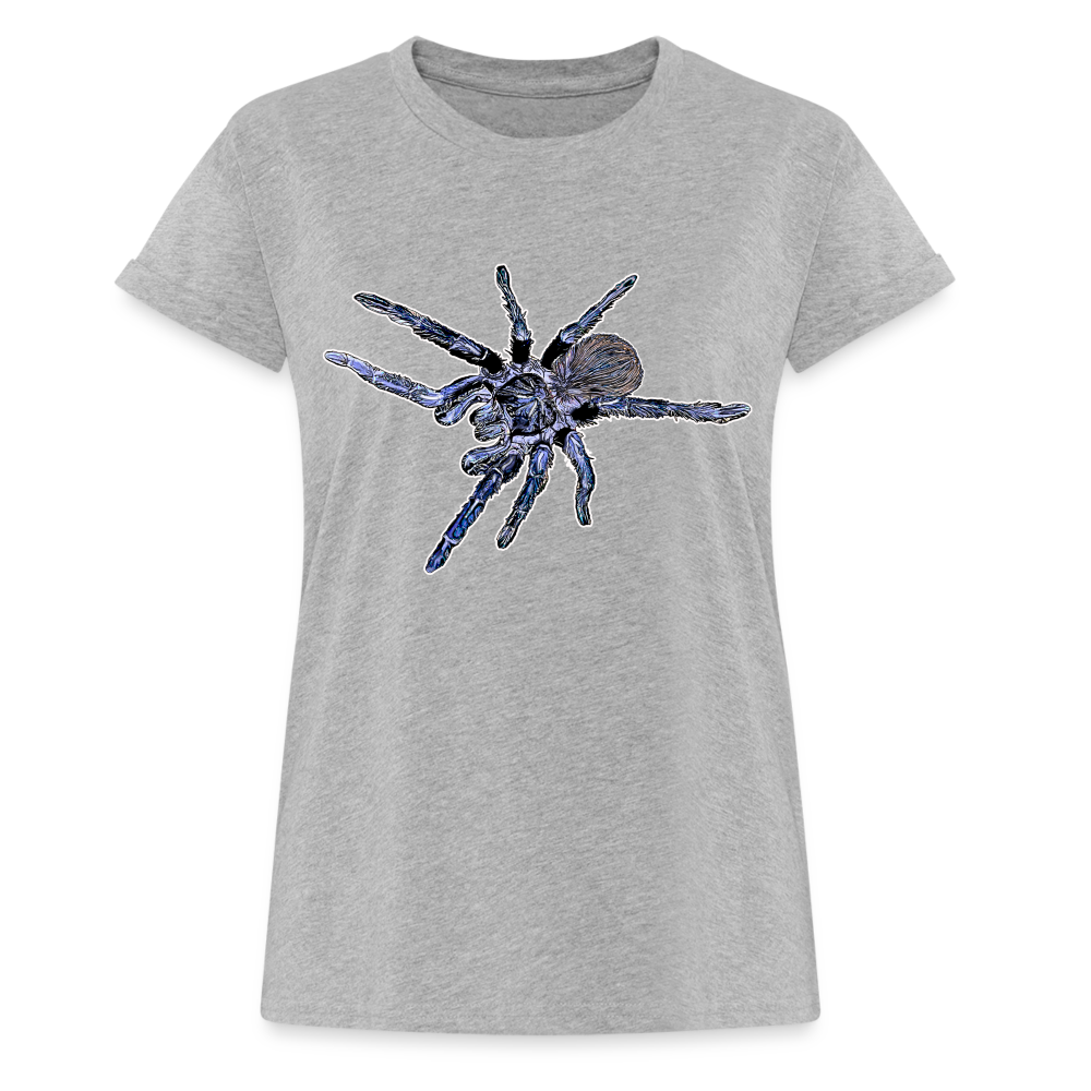 Frauen Oversized T-Shirt Pterinopelma sazimai - Grau meliert