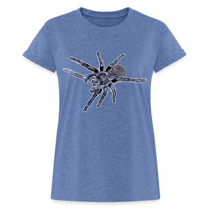 Frauen Oversized T-Shirt Pterinopelma sazimai - Denim meliert
