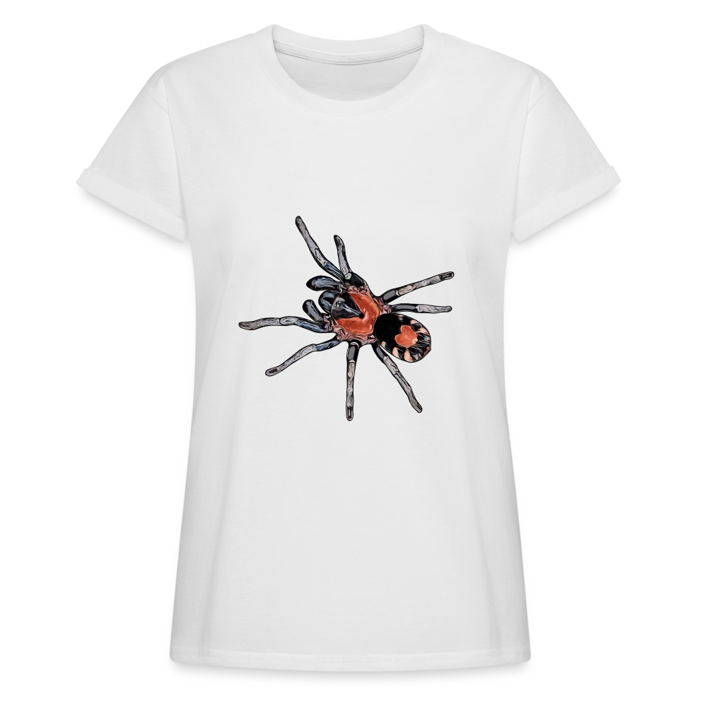 Frauen Oversized T-Shirt Cyriocosmus elegans - weiß