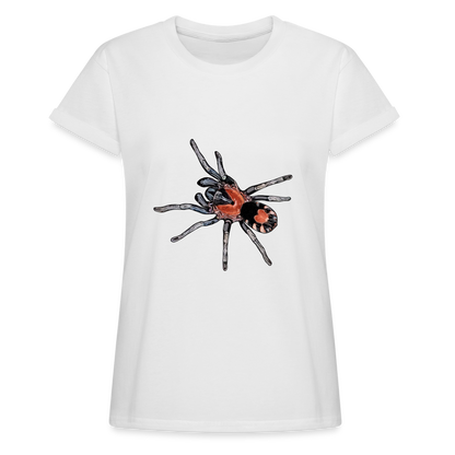 Frauen Oversized T-Shirt Cyriocosmus elegans - weiß