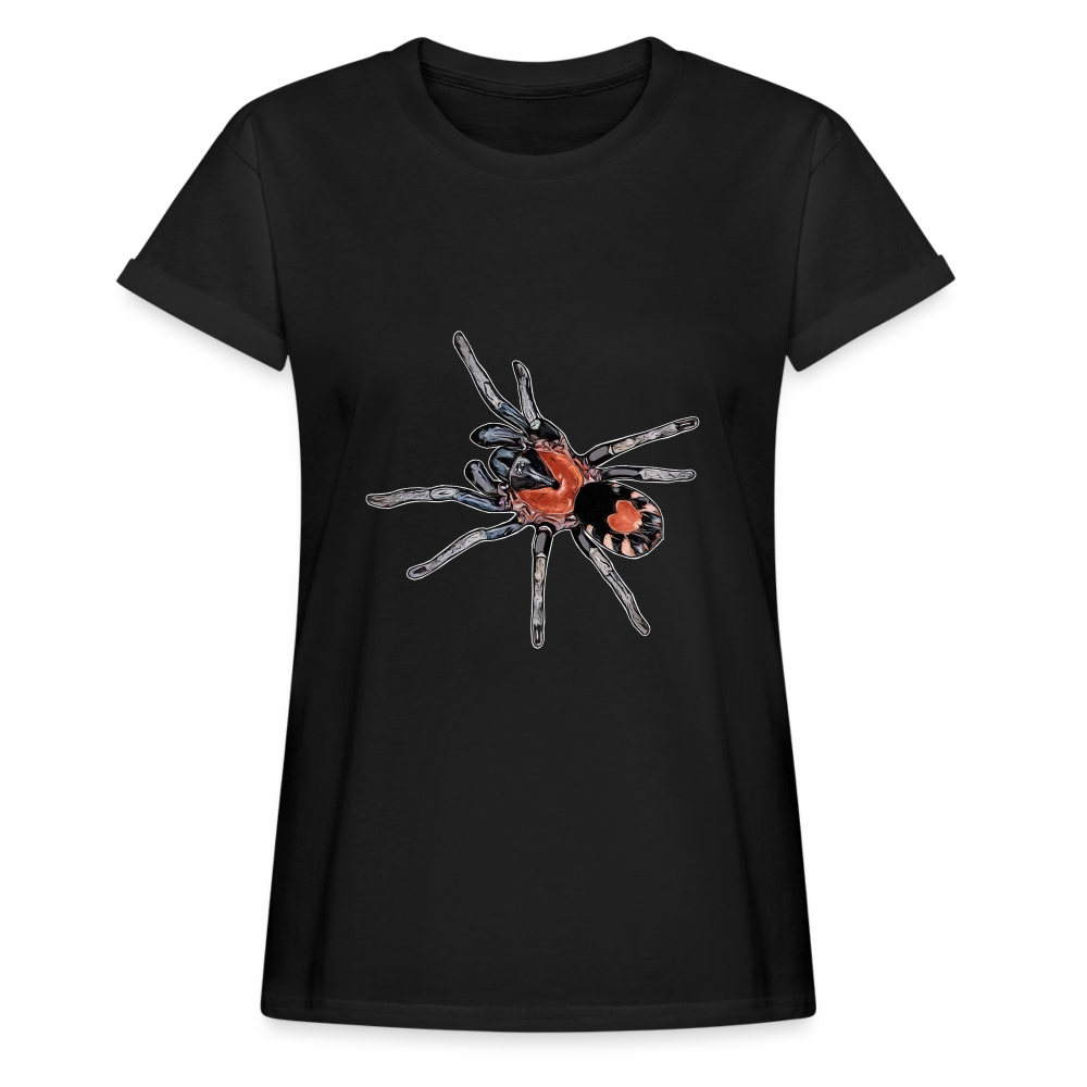 Frauen Oversized T-Shirt Cyriocosmus elegans - Schwarz